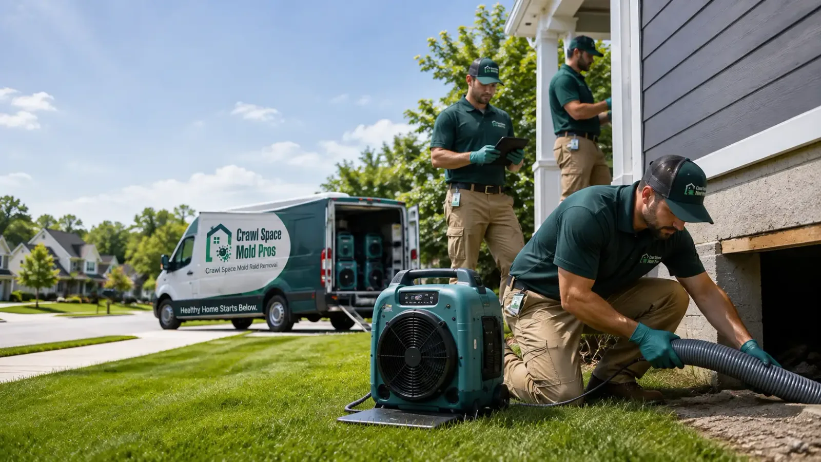 Crawl Space Mold Removal in Selden, KS